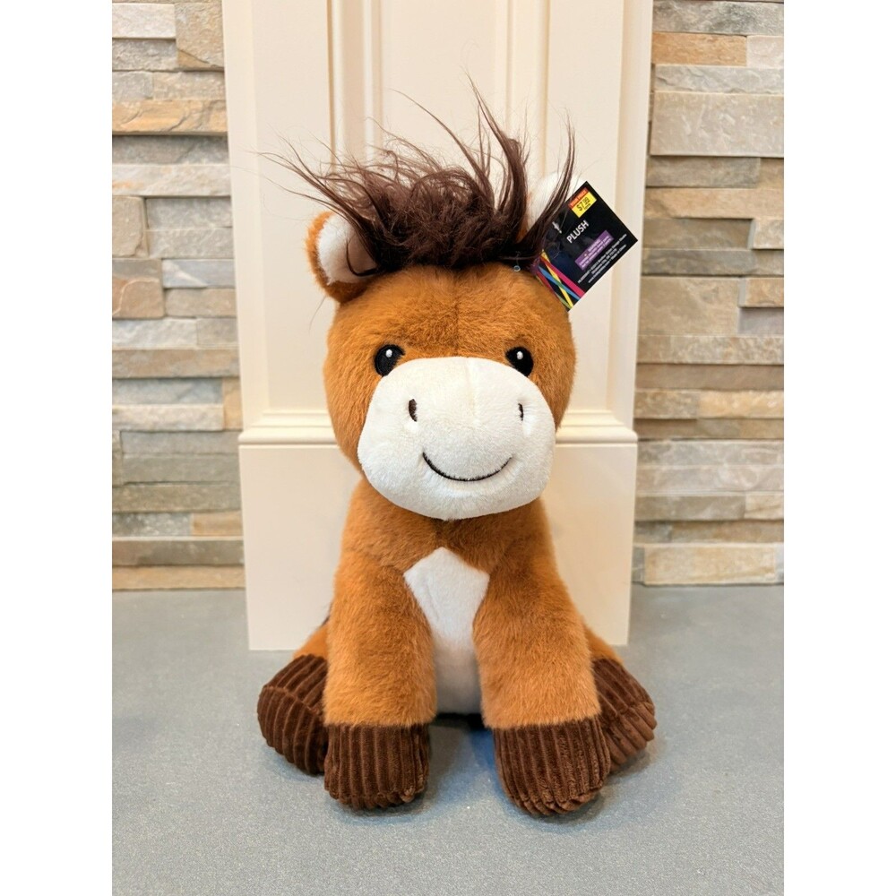Hobby Lobby Brown Horse Plush 13" Stuffed Animal